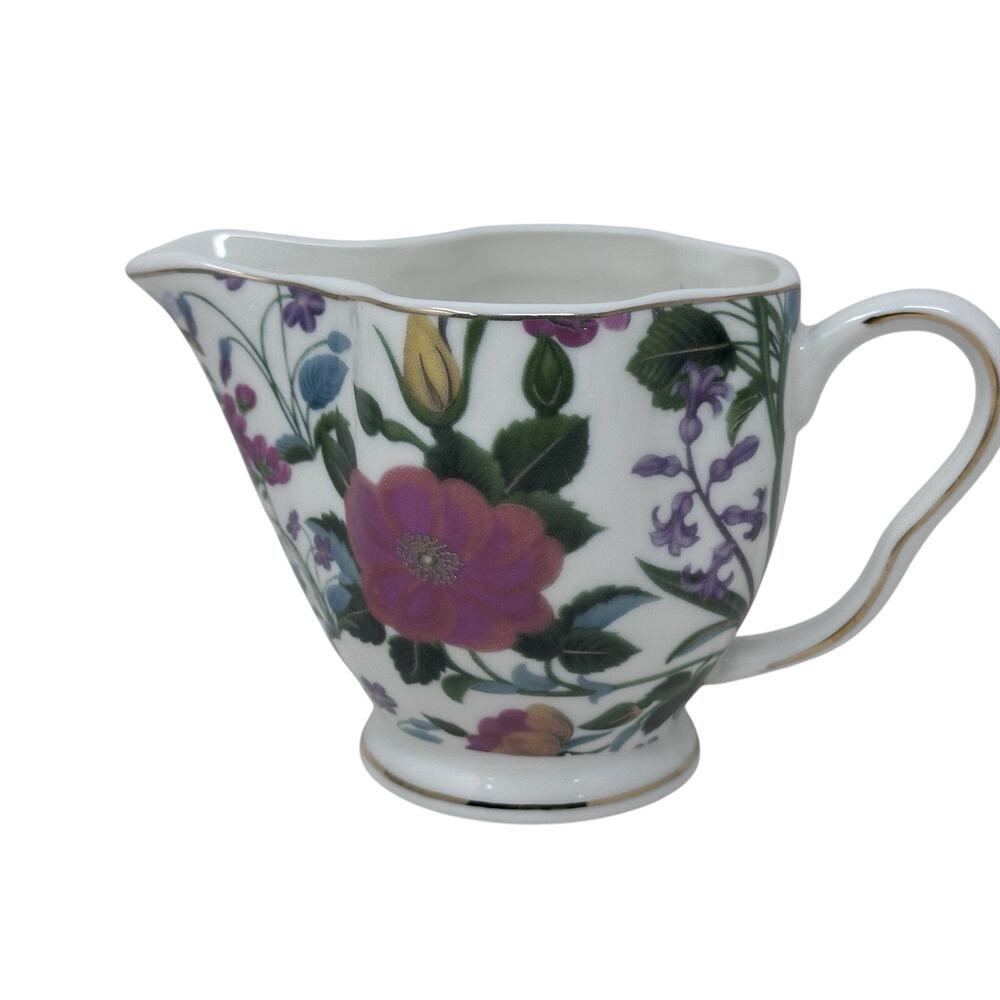 Grace's Teaware Small Porcelain Floral Creamer